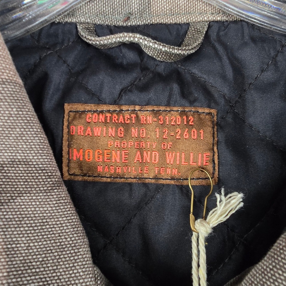 Imogene and Willie Quilt Lined Canvas Chore Coat Mens XL Camo Utility Jacket - Picture 2 of 8